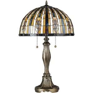  Lite Source Prist 2 Light Table Lamp   Antique Brass 