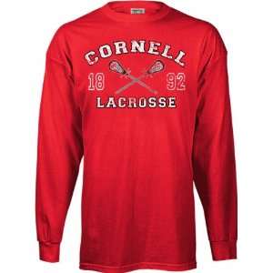  Cornell Big Red Legacy Lacrosse Long Sleeve T Shirt 