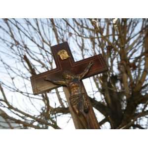 Crucifix, Saint Gervais, Haute Savoie, France, Europe Photographic 