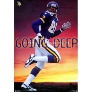 Chris Carter 1997 Minnesota Vikings Poster (Sports Memorabilia)
