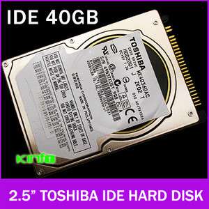 Toshiba 2.5 40GB 40 GB IDE Hard Disk Drive Laptop HDD 683728090555 