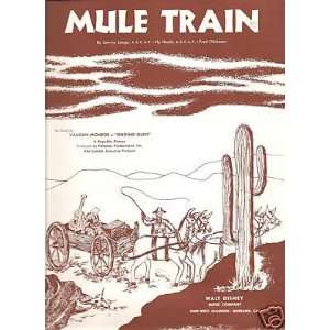  Sheet Music Vaughn Monroe Mule Train 111 