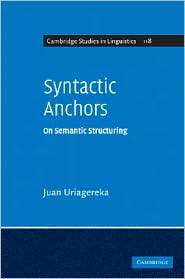   Structuring, (0521865328), Juan Uriagereka, Textbooks   