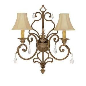  Capital Lighting 3432SP 419 CR 2 Light Fair Wall Sconce 