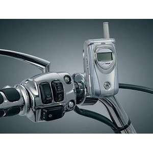   Chrome Mount for phone iPod  tolls etc   1 14 in Bars Electronics