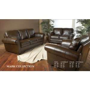   Mark SET Mark Italian Leather Sofa and Loveseat Set Furniture & Decor