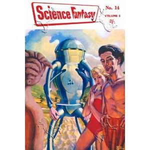   , Science Fantasy Robot with Human Friends   24 x 36