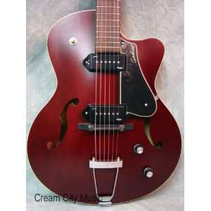  5th Ave. Kingpin II CW Arch Top Burgundy w/ Case B Stock 