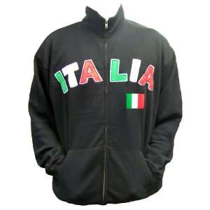   Italia Soccer Track Jacket    Zip up Sweat Jacket    Medium Sports