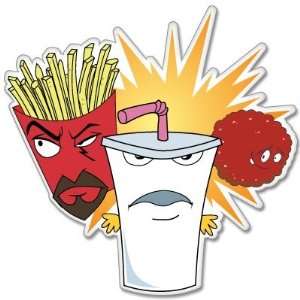 Aqua Teen Hunger Force car bumper sticker 4 x 4