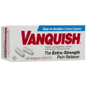 Vanquish Extra Strength Pain Reliever Caplets 100 ct. (Quantity of 4)