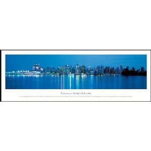 Vancouver, British Columbia   Panoramic Print   Framed 