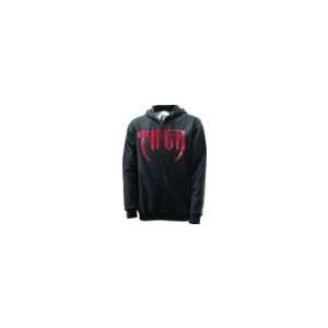  THOR ROADIE ZIP UP HOODY BLACK LG Automotive