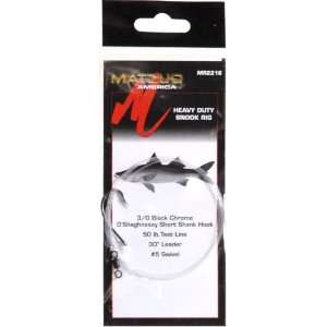 Matzuo Snook Rig (Black Chrome, 3/0) 