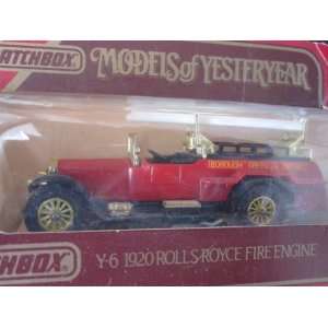   (Red/white Ladder) Matchbox Model of Yesteryear Y 6 d Issued 1977
