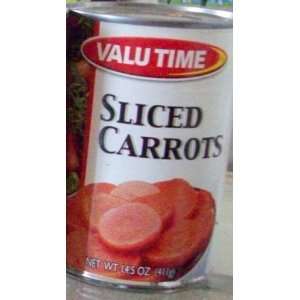 Valu Time SLICED CARROTS 14.5 OZ Grocery & Gourmet Food