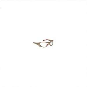   Silver Frame Wtih Red Overmold And Clear Anti Fog Lens (10 Per Box