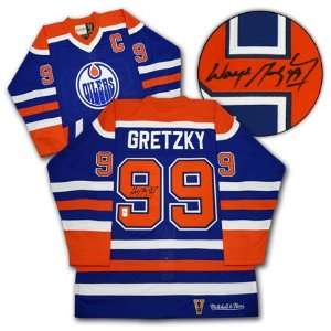  WAYNE GRETZKY Edmonton Oilers SIGNED WGA PRO Jersey 