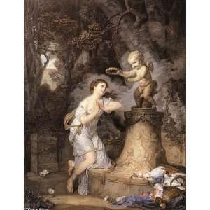 Hand Made Oil Reproduction   Jean Baptiste Greuze   32 x 