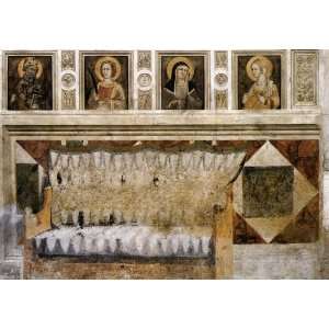   Pietro Lorenzetti   24 x 16 inches   Painted archit