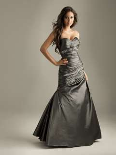   Moves 6082 Charcoal Prom Ball Gown Formal Pageant Dress Size 6  