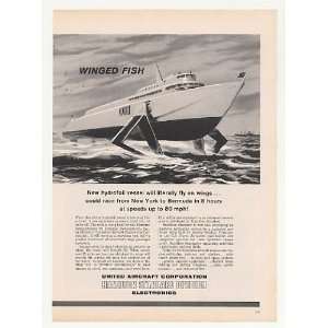  1961 Grumman Hydrofoil Boat Hamilton Standard Control 