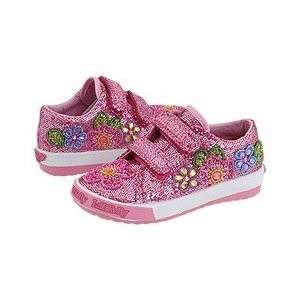 New Lelli Kelly Fuchsia Glitter B Vel Pink Shoes VF1365  