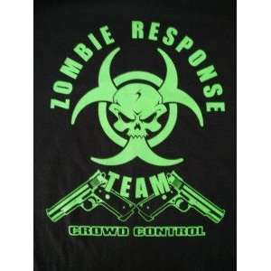    Zombie Response Team T shirt CROWD CONTROL   Large 
