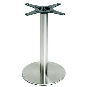  21x34 3/4 RFL Round Stainless Steel Table Base