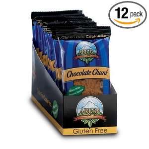 Arico Gluten Free Cookie Bar, Chocolate Chunk, 1.4 Ounce Bars (Pack of 