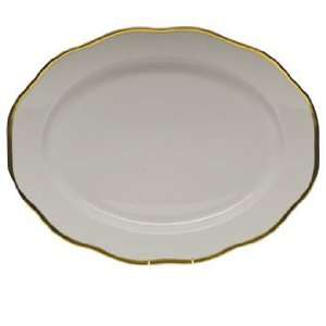 Herend Gwendolyn Turkey Platter 18.5Lx14W  Kitchen 