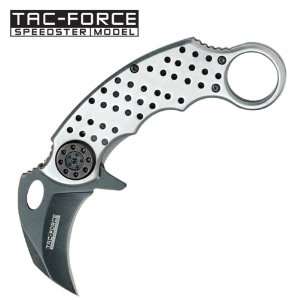   Assisted Folding Knife Grey Karambit Tactical