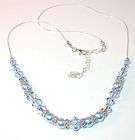 SWAROVSKI CRYSTAL & PEARL Elements Sterling Silver Necklace LIGHT 