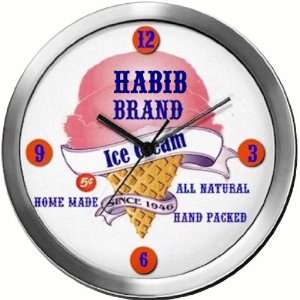  HABIB 14 Inch Ice Cream Metal Clock Quartz Movement 