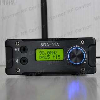 76 108MHz 1W/watt LCD broadcast radio station PC control FM 