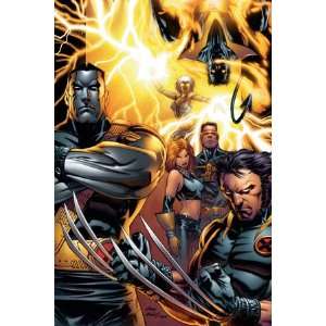   Jean, Cyclops, Storm and X Men by Andy Kubert, 48x72