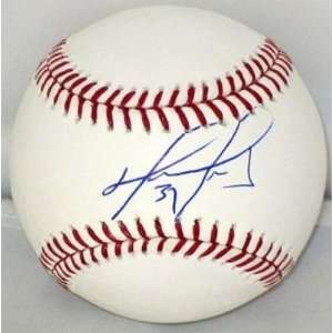  David Ortiz Signed Ball   SI   Autographed Baseballs 