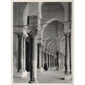   Great Mosque Kairouan Tunisia   Original Photogravure
