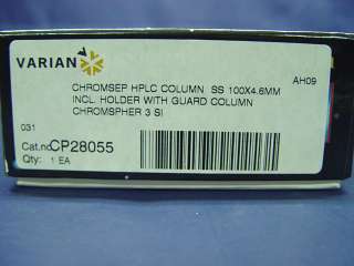 Varian Chrompack HPLC Column ChromSep SS 100x4.6mm CP28055  