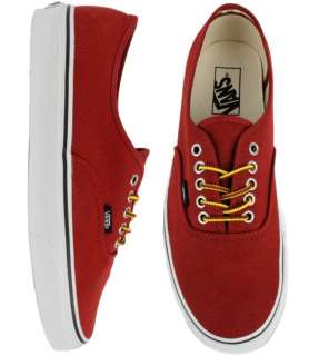 RARE VANS AUTHENTIC 10 OZ CANVAS RED BURT HENNA SNEAKERS SHOES ALL 