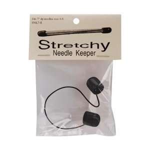  Stretchy Needle Keeper For 7 Double Point Needles Black 