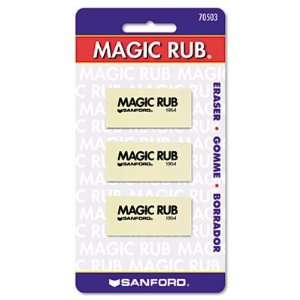  Sanford 70503 MAGIC RUB Art Eraser, Vinyl, 3/Pack Office 