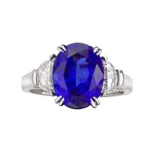  Betteridge Oval Cut Tanzanite & Diamond Ring Jewelry