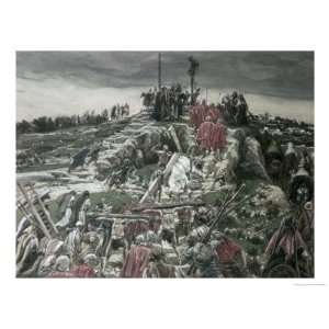 Procession Arriving at Calvary Giclee Poster Print by James Tissot 