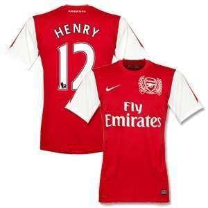 11 12 Arsenal Home Jersey + Henry 12