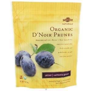 Sunsweet Naturals Prune Organic Dried Fruit 7 oz. (Pack of 12)