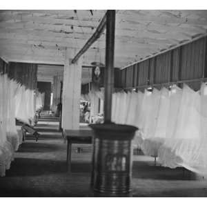   Columbia. Interior of ward in Harewood Hospital 1864