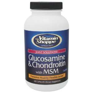 Vitamin Shoppe   Glucosamine & Chondroitin With Msm, 240 capsules