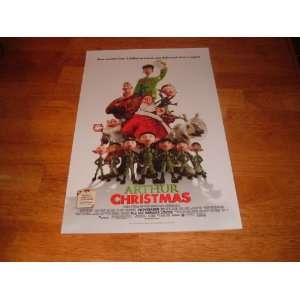 Arthur Christmas New Full Color 11 inches x 17 inches Movie Poster 