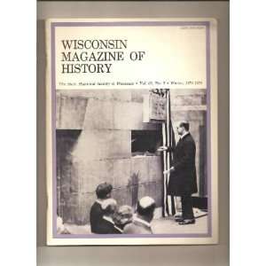  Wisconsin Magazine of History Winter 1978 1979 Paul Hass Books